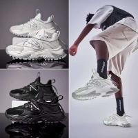Zapatillas blancas con diseño moderno, nuevos zapatos informales de gran tamaño, transpirables y de alta calidad para hombre. - details 1