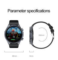 Reloj inteligente de grado médico 2025 para hombres, tratamiento láser, tres ECG altos + PPG, glucosa en sangre, temperatura corporal, llamada BT, relojes inteligentes de salud - details 36