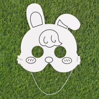 Búho creativo DIY máscara de relleno de Color juguete elefante astronauta máscara en blanco juguete mono pintado pintura Panda máscara niños - details 12