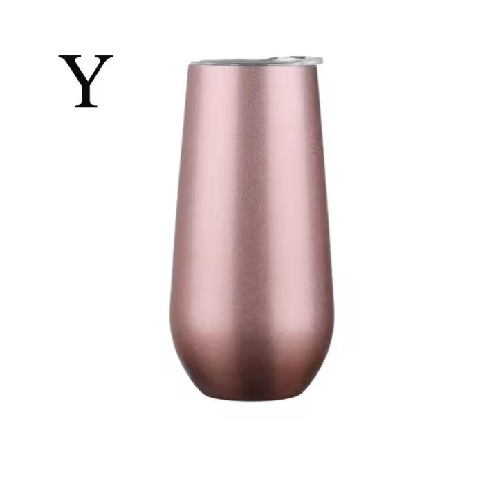 Copa de champán de Maple inoxidable de 6 oz with Grifos, Copa de cerveza y Vino, Gift de Taza para Fiesta de Bodas y Festivales - 1