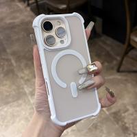 Funda de Teléfono a Prueba de Golpes con Protector Magnético de Color para iPhone - details 11