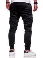 Pantalones largos deportivos informales con cordón tridimensional, ajuste holgado y cansado, - details 20