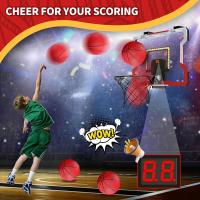 Mini Canasta de Baloncesto para Niños Tableros de Baloncesto con 3 Pelotas, Bomba, Iluminación, Puntuación Automática - details 3