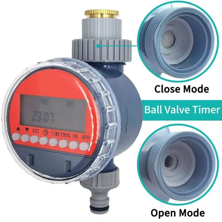 Controlador Automático de Tanque de Agua Electrónico Interruptor de Bola Infinita para Riego de Jardín y Invernadero Temporizador de Riego Automático con LCD - 1