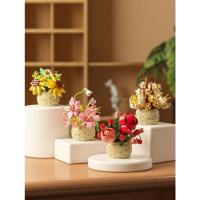 Bloques de Construcción de Flor Modelo de Plantas en Maceta DIY Cactus Suculentas Eternas - details 5