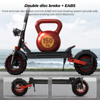 IScooter iX5S-patinete eléctrico plegable para adultos, patinete eléctrico de 45 KM/H, patinete eléctrico de 1000W, patinete de 48V y 15Ah - details 12