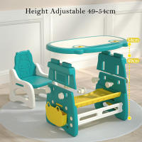 Juego de mesa y silla para niños con pizarra borrable - details 0