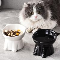 Cuenco de cerámica antigolpes para gatos, cuenco de base alta creativo y bonito para mascotas, alimentador de bebidas para mascotas multiusos antideslizante, contenedor de agua - details 7