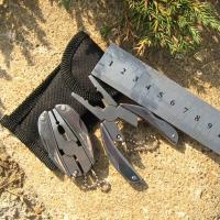 1pc Herramienta Multifuncional Pliers De Acero Para Camping Cuchillo Plegable Llave De Llavero Destornillador Set De Sobrevivencia Para Viajes - details 0