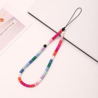 Cordón de teléfono con cuentas hecho a mano, correa de muñeca con cuentas, cadena de teléfono con perlas, eslinga antipérdida colorida, accesorios para teléfono móvil - details 7