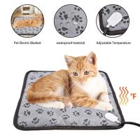 Almohadilla de calefacción eléctrica impermeable para mascotas, calentador de invierno para el cuerpo, manta de animales, calentador de cama, 3 engranajes, enchufe europeo - details 0