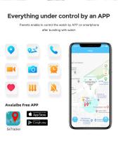 Reloj inteligente 4g para niños, tarjeta Sim de videollamada, Sos, rastreador Gps, nuevo - details 7