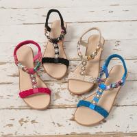 Sandalias de tacón de cuña para mujer, zapatos de verano - details 0