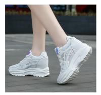 Zapatillas De Deporte Transpirables Con Superficie De Malla Para Mujer, Zapatos De Suela Gruesa Para Papá, Talla Pequeña 33, 40, Primavera Y Otoño - details 11