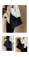 Bolso de gran capacidad para viaje informal retro para mujer, nuevo bolso de mano de gamuza para otoño e invierno, bolso de hombro versátil de nicho. - details 11