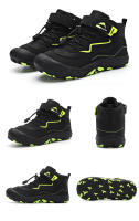 Botas de senderismo tobilleras de marca para niños, zapatillas de senderismo antideslizantes, calzado de escalada de montaña al aire libre, calzado deportivo Unisex para niños - details 38