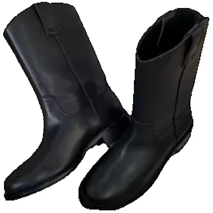 Botas vaqueras occidentales de piel para mujer, botines cortos, botas Martin versátiles - 1