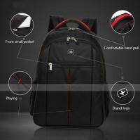 Mochila negra de viaje para hombre, equipo turístico de 15,6 pulgadas, para ordenador portátil de negocios - details 2