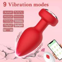 Vibrador SEXY de empaque privado para hombres, tapón anal inalámbrico con control remoto, luz LED, masajeador de próstata masculino, vibrador para juguetes sexuales - details 7