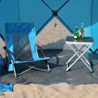 Silla Plegable de Playa Portátil Bajo Camping Espalda Alta en Malla Ultraligero con Bolsa de Transporte - details 7