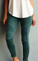 Pantalones elásticos ajustados informales a la moda para mujer - details 7