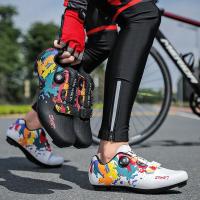 Zapatillas De Ciclismo Para Hombre, Zapatos Deportivos De Carbono Para Bicicleta De Velocidad, Tacos Planos De Carreras De Montaña Para Mujer, Calzado De Ciclismo De Carretera MTB - details 5