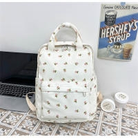 Mochila escolar fresca para mujer, literaria y artística, versátil, con flores informales, para niña y estudiante, novedad de 2024 - details 50