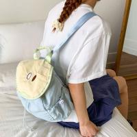 Mochila con cordón para exteriores de estilo coreano, mochila de nailon de frutas de Color dopamina de viaje, impermeable de gran capacidad - details 12
