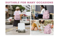 Mochila escolar para mujeres y hombres, Mochilas universitarias estéticas, ligera para escuela secundaria, Mochila portátil de Trabajo - details 1