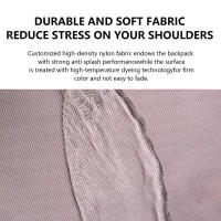 Mochila casual para mujer, cierre con fuertes correas para los hombros, perfecta para uso escolar diario. - details 0