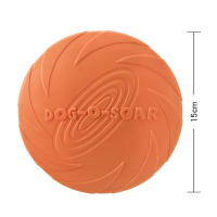 Paquete de 2 discos voladores para perros, juguetes interactivos duraderos para mascotas, goma suave para entrenamiento de razas medianas y grandes, vuelo al aire libre - details 0