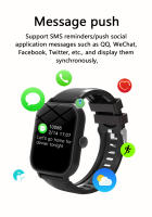 La pantalla de visualización del reloj inteligente G10 240*284 se puede personalizar. La esfera del reloj admite varios programas de chat - details 4