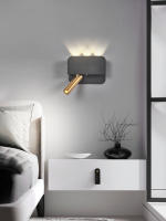 LEFAN-Lámpara LED giratoria de pared para dormitorio, foco moderno y Simple de 6W, luz de lectura para Hotel y cabecera - details 10