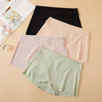 Bragas cortas de seda para mujer sin costuras Pantalones de nylon para niñas y niños Ropa interior femenina de verano Boxers transpirables - details 18