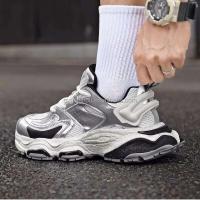 Dropshipping logo nuevos hombres diseñador suela gruesa malla transpirable casual estilo caminar zapatos deportivos de moda - details 7