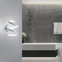 Goeco-Lámpara de Pared LED para interiores, Luz Blanca Fría de 18W, 2000lm, Apliques de Pared para Dormitorio, salón, Pasillo, 6500K - details 6