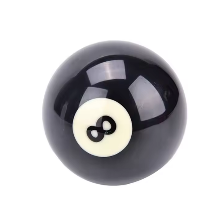 Bola de billar de entrenamiento, bola de billar de práctica de 52,5 MM, ocho bolas de billar, bola de billar blanca de 8 bolas, bola de billar - 1