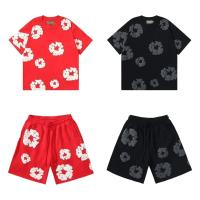 NOVEDAD DE VERANO 2025, conjunto de manga corta de Hip Hop, camiseta de marca a la moda, pantalones cortos - details 2