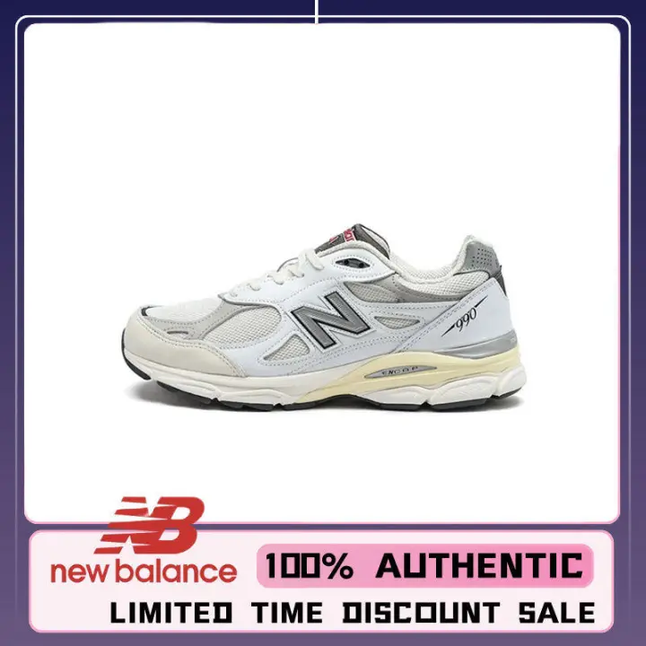 【100% AUTÉNTICO】 NB 990 V3 Blanco " ZAPATOS DEPORTIVOS M990AL3 CUANTIDAD LIMITADA + MIENTRAS DURARÁN LOS STOCKS apliques LETEN - 1