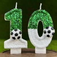 Vela de Fútbol para Cumpleaños Feliz Vela de Decoración de Luz y Fiesta para Tartas de Cumpleaños y Boda - details 10