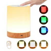 Luz Nocturna táctil Led recargable, lámpara de mesita de noche de enfermería, pequeña e innovadora, 6 colores, ajustable - details 1