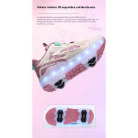 Nueva Mafia Zapatos Niñas 2024 Puede Caminar Y Deslizarse USB De Carga De Los Niños De Verano Zapatos Con Ruedas - details 8