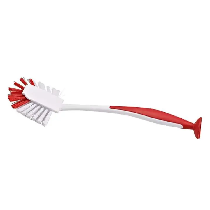 Cepillo de limpieza de utensilios de cocina de plástico duradero con mango largo de nuevo diseño del fabricante - 1