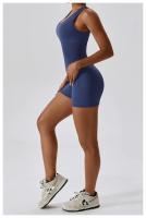 Traje de Yoga para Mujer de Un Pieza Sin Costuras Elástico Alto Integrado con Encanto Espalda Ajustado Set de Traje de Sports Material de Nylon - details 8