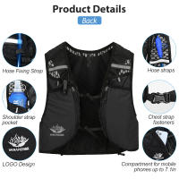Chaleco De Hidratación Respirable 5L Para Correr Maratón Ciclismo Bicicleta Escalada - Ligero Y Transpirable Para Trail Running Unisex - details 3