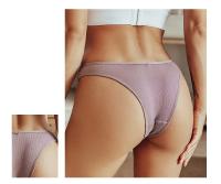 5 unids/set de bragas brasileñas de algodón para mujer, ropa interior femenina con cintura en V, ropa interior cómoda, Bikini con espalda en T de tiro bajo, lencería para niñas, nuevo - details 1