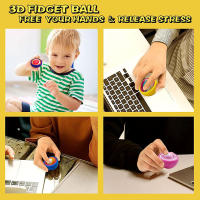 Giroscopio de bolas 3D para niños y adultos, juguete sensorial giratorio para aliviar el estrés y el autismo, TDAH - details 8