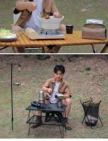 Estufa de Camping Mini a Prueba de Viento Anillo de Acero Inoxidable para Picnics al Aire Libre - details 12