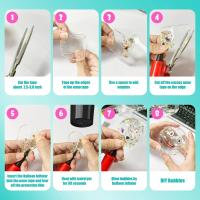 Kit de manualidades DIY con cinta de burbujas, juguetes con bolas antiestrés, pelota blanda, juguete para aliviar la ansiedad - details 3