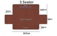 Funda de Sofá para 1/2/3 Personas Quiling Antideslizante Protectora para Mascotas y Niños Cubiertas de Sofá de Poliéster con Diseño Floral Cordón Cómodo y Duradero - details 2